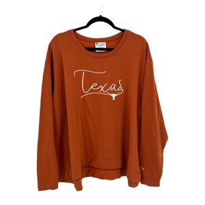Champion Texas Longhorns Graphic Burnt Orange Sweatshirt Size 2XL
